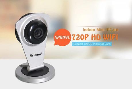 Sricam SP009C, visione notturna, infrarossi, ip camera, sicurezza