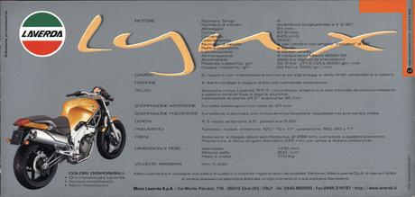 Vintage Brochures: Laverda Lynx 650 2000 (Concept)