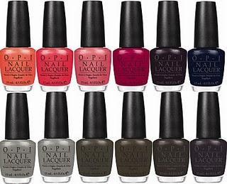 OPI: Touring America Collection - Autunno 2011