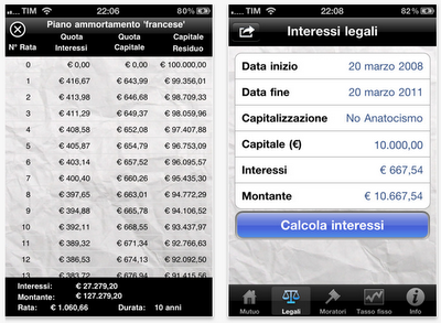 Si aggiorna l'applicazione Calcolo Interessi con diverse novità