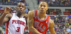 Derrick Rose, gran partita con Detroit. Ap