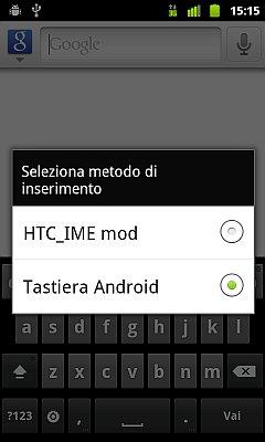 [Android] Installare la tastiera Htc stile Gingerbread su altri dispositivi