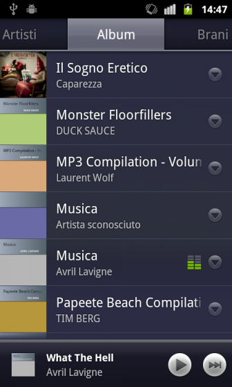 Il lettore musicale di Android 3.0 sbarca su un market nascosto…