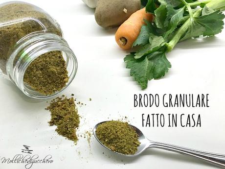 brodo granulare fatto in casa