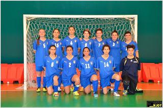 Selezione giovanile di Futsal Femminile Italiana al Palagems, primavera 2015