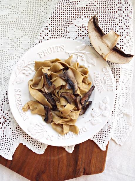 Pappardelle al caffè con Portobello e...