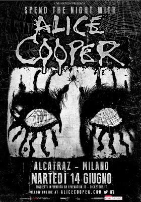 alice cooper - italia 2016 - alcatraz - milano