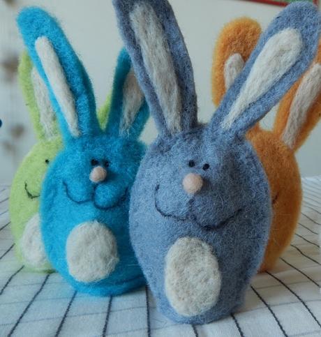 NEEDLE FELT BUNNIES