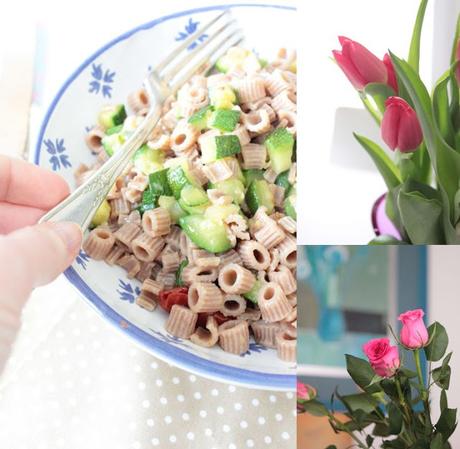 Pasta al farro e verdure, una pausa pranzo consapevole