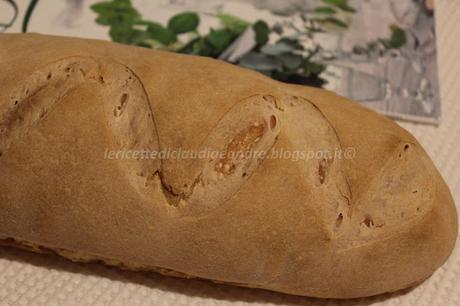 Pan ciabatta con lievito madre