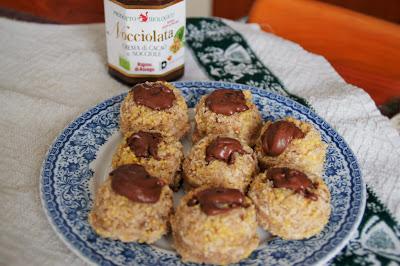 Biscotti al miglio, cocco e Nocciolata