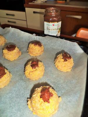 Biscotti al miglio, cocco e Nocciolata