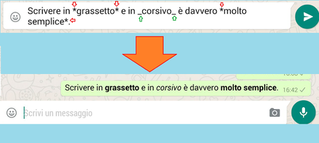 Come inserire il grassetto e il corsivo su Whatsapp? Ecco il link Download