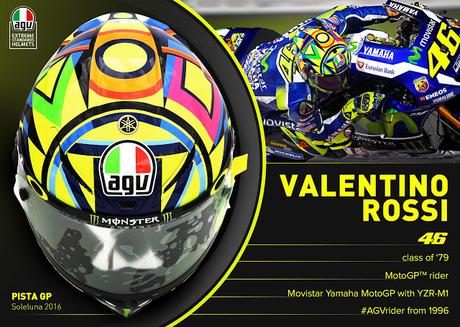 Agv PistaGP Valentino Rossi 2016 by Drudi Performance - painted by DiD Design