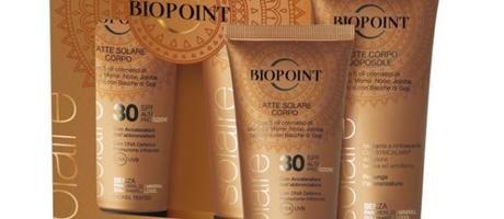 Due nuovi prodotti Biopoint per la linea Solaire Body, Stick Solare e kit da viaggio