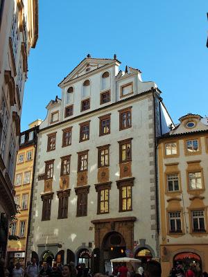 I colori dei palazzi di Praga.