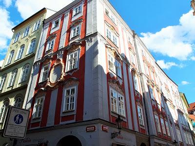 I colori dei palazzi di Praga.