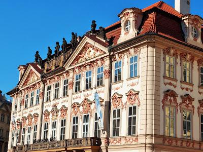 I colori dei palazzi di Praga.