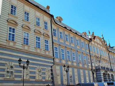 I colori dei palazzi di Praga.