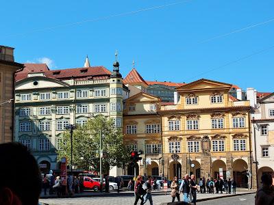 I colori dei palazzi di Praga.