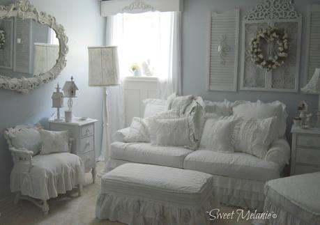 Shabby chic style a casa di Melanie