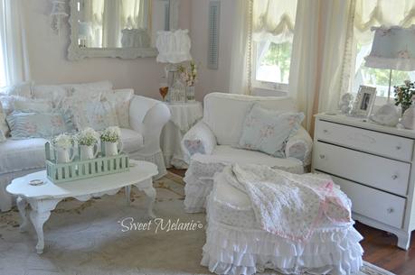 Shabby chic style a casa di Melanie