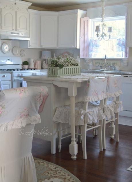 Shabby chic style a casa di Melanie