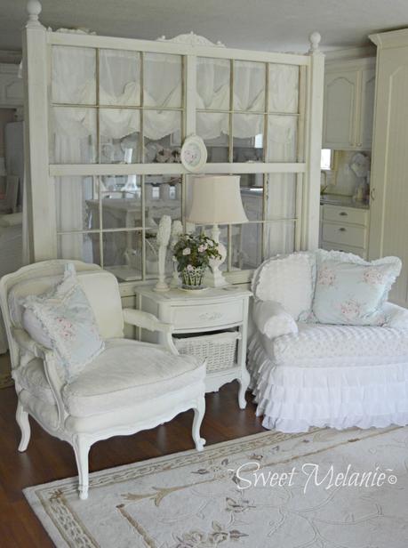 Shabby chic style a casa di Melanie