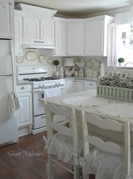 Shabby chic style a casa di Melanie