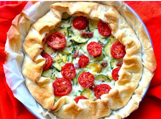 Quiche Zucchine Silana e Pomodori