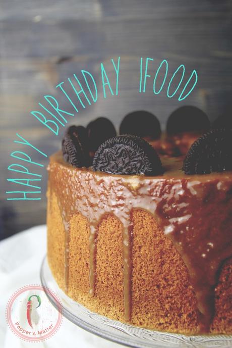Fluffosa al Latte Condensato e Glassa alla Crema di Speculoos per il 1 Compleanno di IFood!!! image