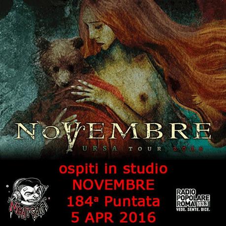 Night Shift, puntata 184 (intervista ai Novembre) TNN-novembre