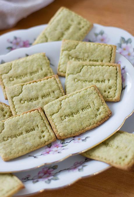 Biscotti all’olio d’oliva e tè Macha biscotti al tè macha