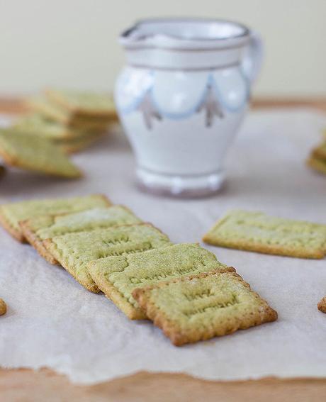 Biscotti all’olio d’oliva e tè Macha biscotti al tè macha