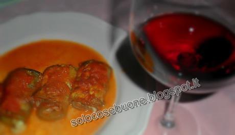 Involtini di melanzane al forno Involtini di melanzane al forno