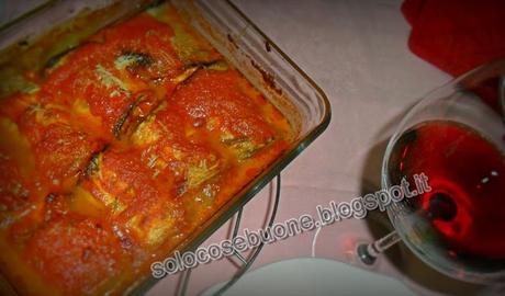 Involtini di melanzane al forno Involtini di melanzane al forno