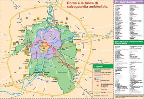 Domenica 10 aprile 2016 blocco del traffico Fascia verde di Roma