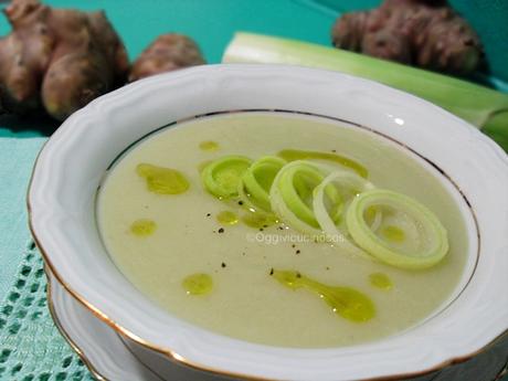 Crema di Topinambur e Porri Crema di Topinambur e Porri