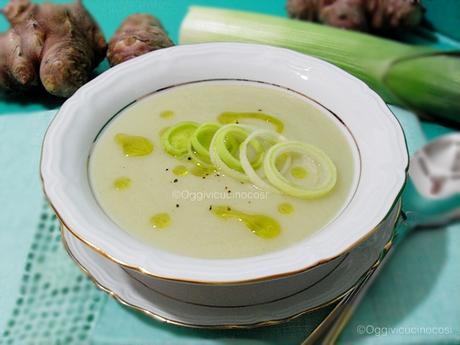 Crema di Topinambur e Porri Crema di Topinambur e Porri