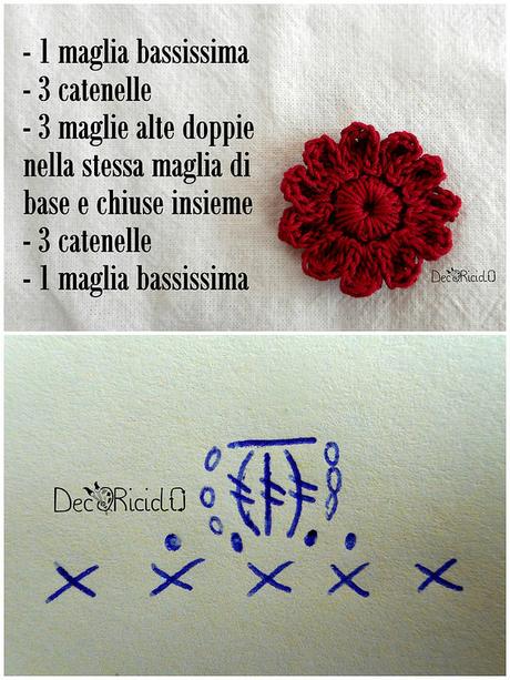 Fiori a crochet facilissimi: un solo schema con infinite varianti fiori uncinetto un solo schema 8