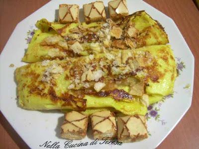CREPES BANANE E MINI SFOGLIE CREPES BANANE E MINI SFOGLIE