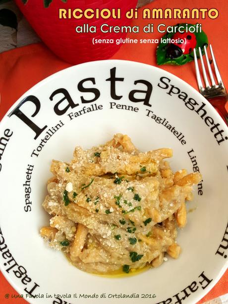 Riccioli di Amaranto con crema di carciofi e timo: e vai di batteria! 20160315_113822
