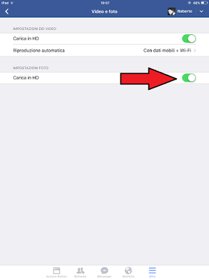 Come caricare foto e video in Alta Definizione HD su Facebook per Android e iOS Come caricare foto e video in Alta Definizione HD su Facebook per Android e iOS