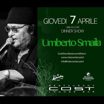 Cost Disco Restaurant Milano: Umberto Smaila Dinner Show, giovedi' 7 aprile 2016. Cost Disco Restaurant Milano: Umberto Smaila Dinner Show, giovedi' 7 aprile 2016.