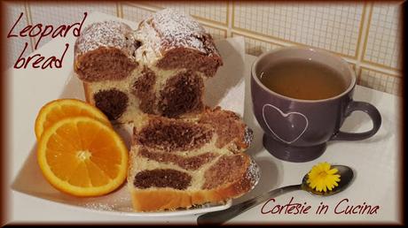 Leopard bread ovvero panbrioche leopardo Leopard bread ovvero panbrioche leopardo