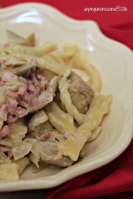 #WEEKEND :: Sagne ‘ncannulate con pancetta, carciofi e latte di cocco sagne-ncannulate-pancetta-carciofi-e-latte-di-cocco