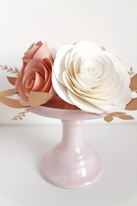Paper Floral Table Setting Paper Floral Table Setting
