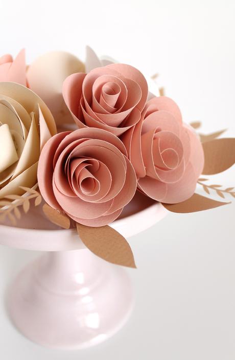 Paper Floral Table Setting Paper Floral Table Setting