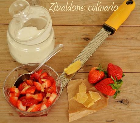 Insalata di fragole allo zenzero Insalata di fragole allo zenzero