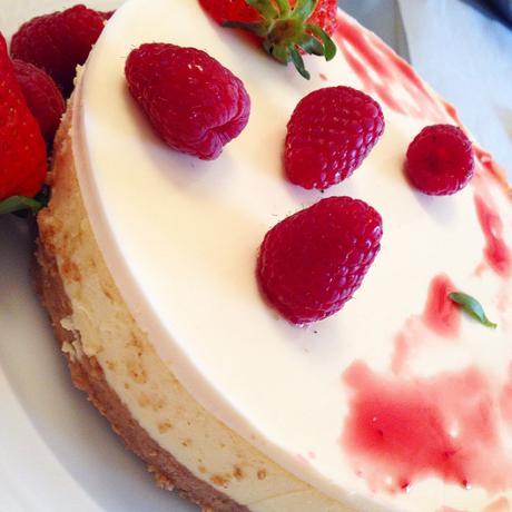 La torta della Domenica: cheese cake cotta a bagnomaria cheese cake a bagnomaria